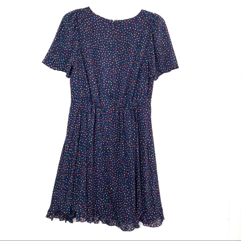 NWT Madewell Flutter-Sleeve Ruffle-Hem Dress - Picture 8 of 8